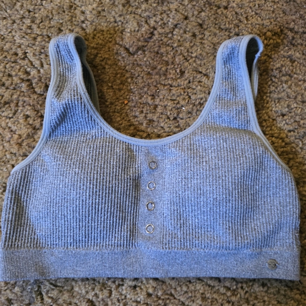 Lucky Brand Ribbed Sports Bra